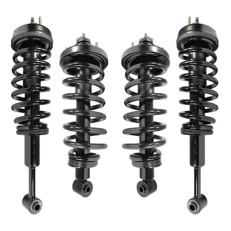 Unity 4-11890-15400-001 Front and Rear Complete Strut Assembly Kit 4-11890-15400-001